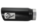 Picture of aFe MACH Force-Xp Universal Exhaust Tip 4 IN Inlet x 5 IN Outlet x 12 IN L- Black Tip