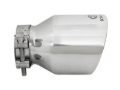 Picture of aFe Takeda Universal Exhaust Tip 2-1/2 IN Inlet x 4 IN Outlet x 6 IN L- Polished