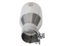 Picture of aFe Takeda Universal Exhaust Tip 3 IN Inlet x 5 IN Outlet x 9 IN L- Polished