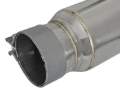 Picture of aFe MACH Force-Xp Resonator 2-1/2 IN Inlet/Outlet x 4 IN Dia. x 12 IN Body x 15 IN Overall Length