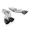 Picture of Stainless Works 22-25 Cadillac CT5-V Blackwing Axle Back Exhaust - Black Chrome Tips