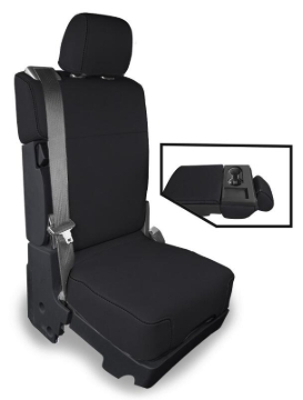 Picture of PRP 2015+ Ford F150 / 2017+ Super Duty Center Jump Seat Cover w/ Std. Console - Black