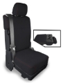Picture of PRP 2015+ Ford F150 / 2017+ Super Duty Center Jump Seat Cover w/ Std. Console - Red