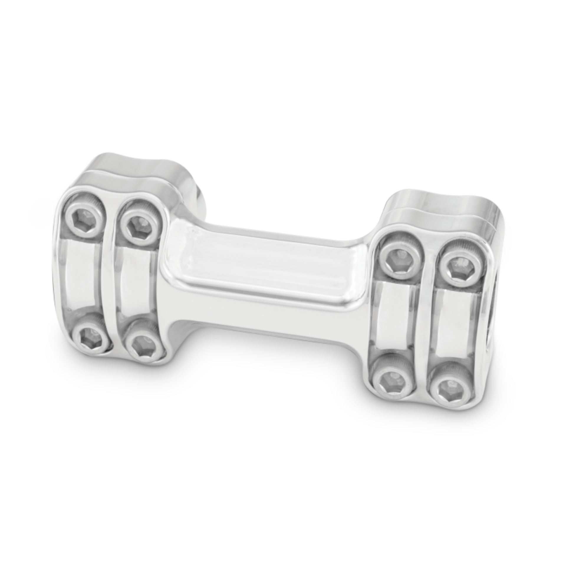 Picture of Burly Brand Reaper Riser Clamp 1-1/2in Tall for 1in Bar, One Piece - Chrome