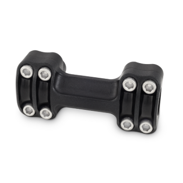 Picture of Burly Brand Reaper Riser Clamp 1-1/2in Tall for 1in Bar, One Piece - Texture Black
