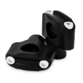 Picture of Burly Brand Reaper Riser Clamp 2-Bolt 1-1/2in Tall for 1in Bar, Set - Texture Black