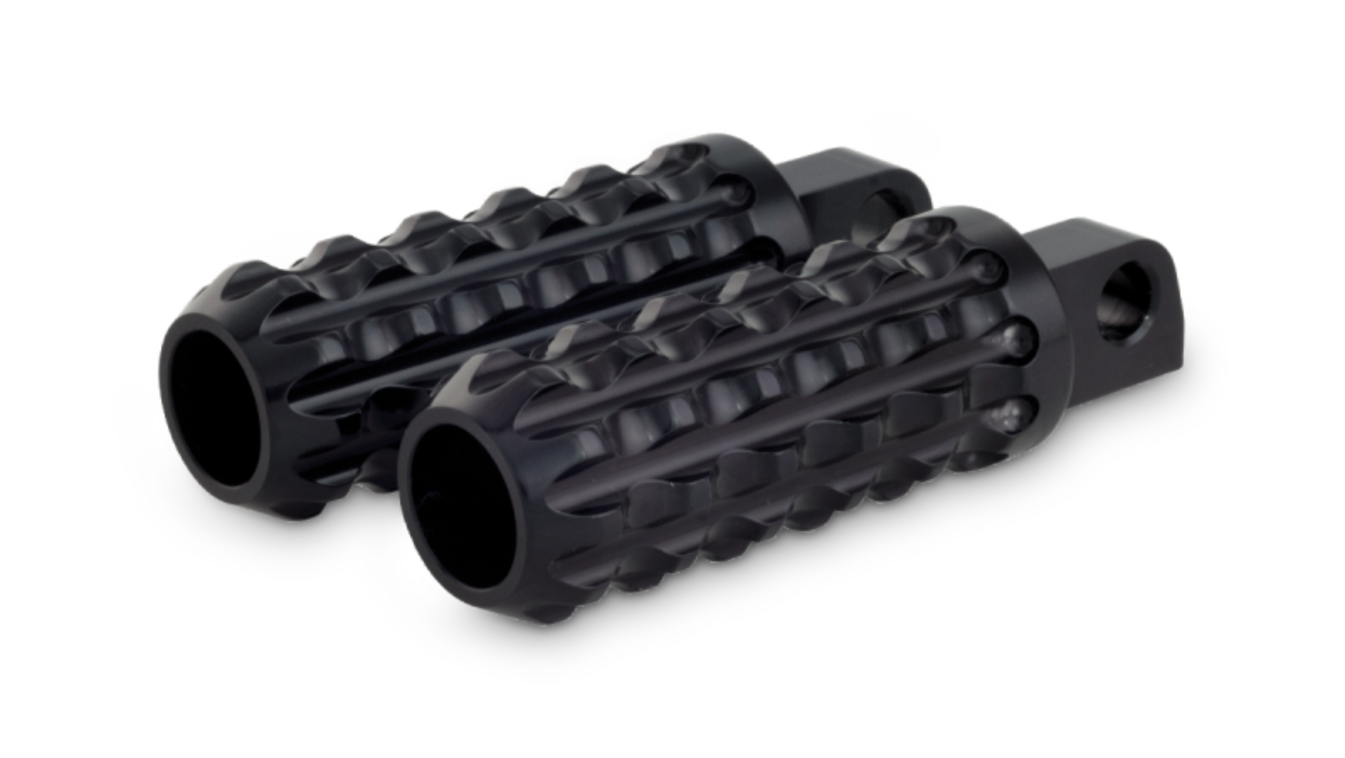 Picture of Burly Brand Universal Reaper Billet Footpeg Set - Black