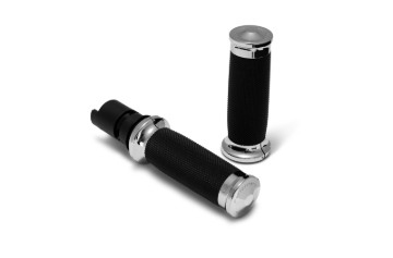 Picture of Performance Machine 24-25 Touring, 2025 Softail TBW Contour Handle Grip Set - Chrome