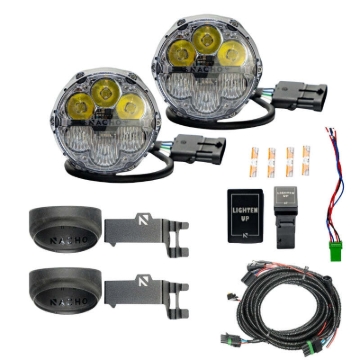 Picture of Nacho Lighting Toyota SAE Combo Plug N Play Fog Light Kit - White