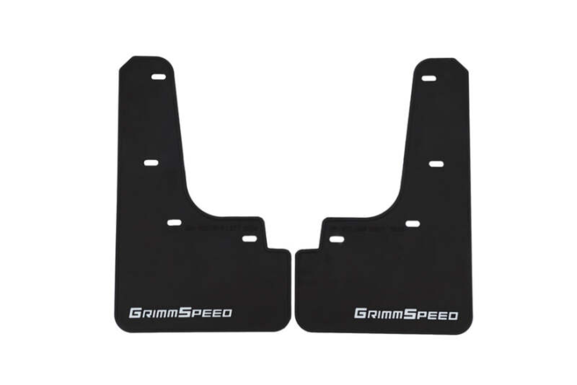 Picture of Grimmspeed 22-25 Subaru WRX Mudflaps - Black w/ White Lettering