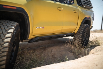 Picture of DV8 23-25 Chevy Colorado & GMC Canyon Rock Sliders - Micro Texture Black