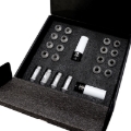 Picture of Mishimoto Steel Locking Lug Nuts M14x1.5 20pc Set Black