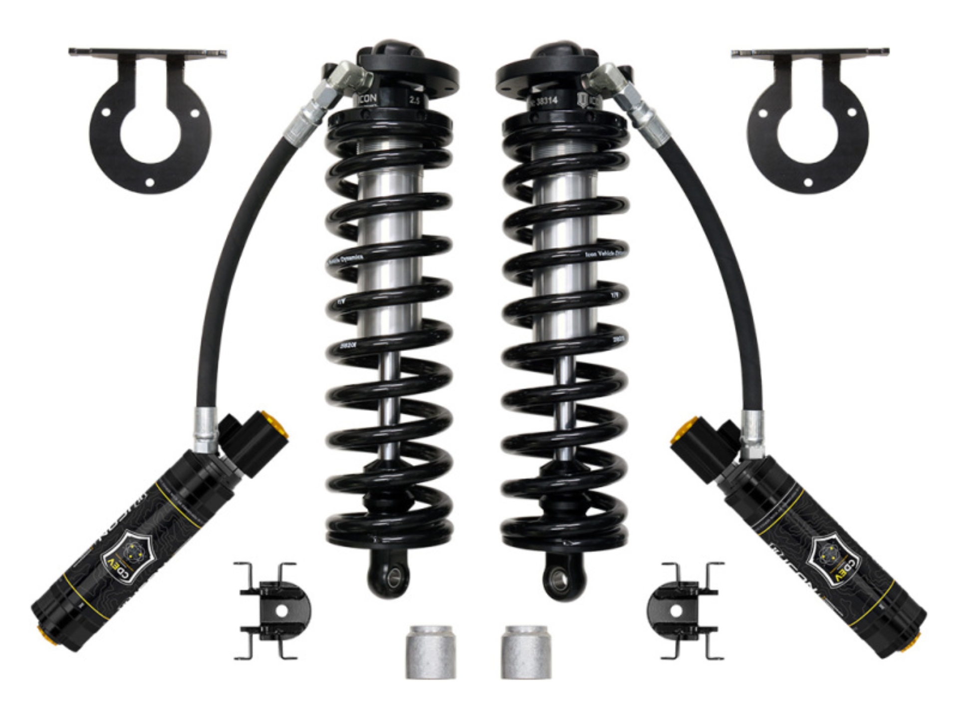Picture of ICON 23-25 Ford F-250/F-350 SD 4WD 2.5-3in Lift VS 2.5 Series Coilover Conversion Kit w/ CDEV