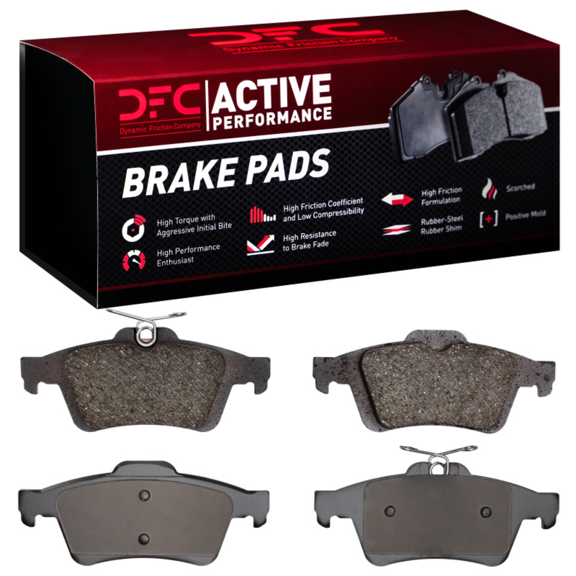 Picture of DFC 03-23 Cadillac BLS (Mexico) Rear Active Performance Pads - Low Metallic