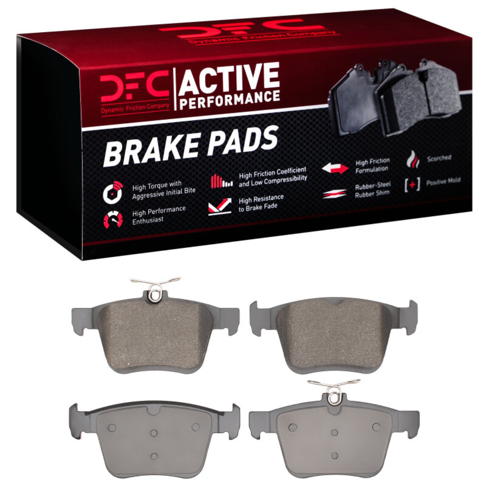 Picture of DFC 13-25 Audi TTS Quattro Rear Active Performance Pads - Low Metallic