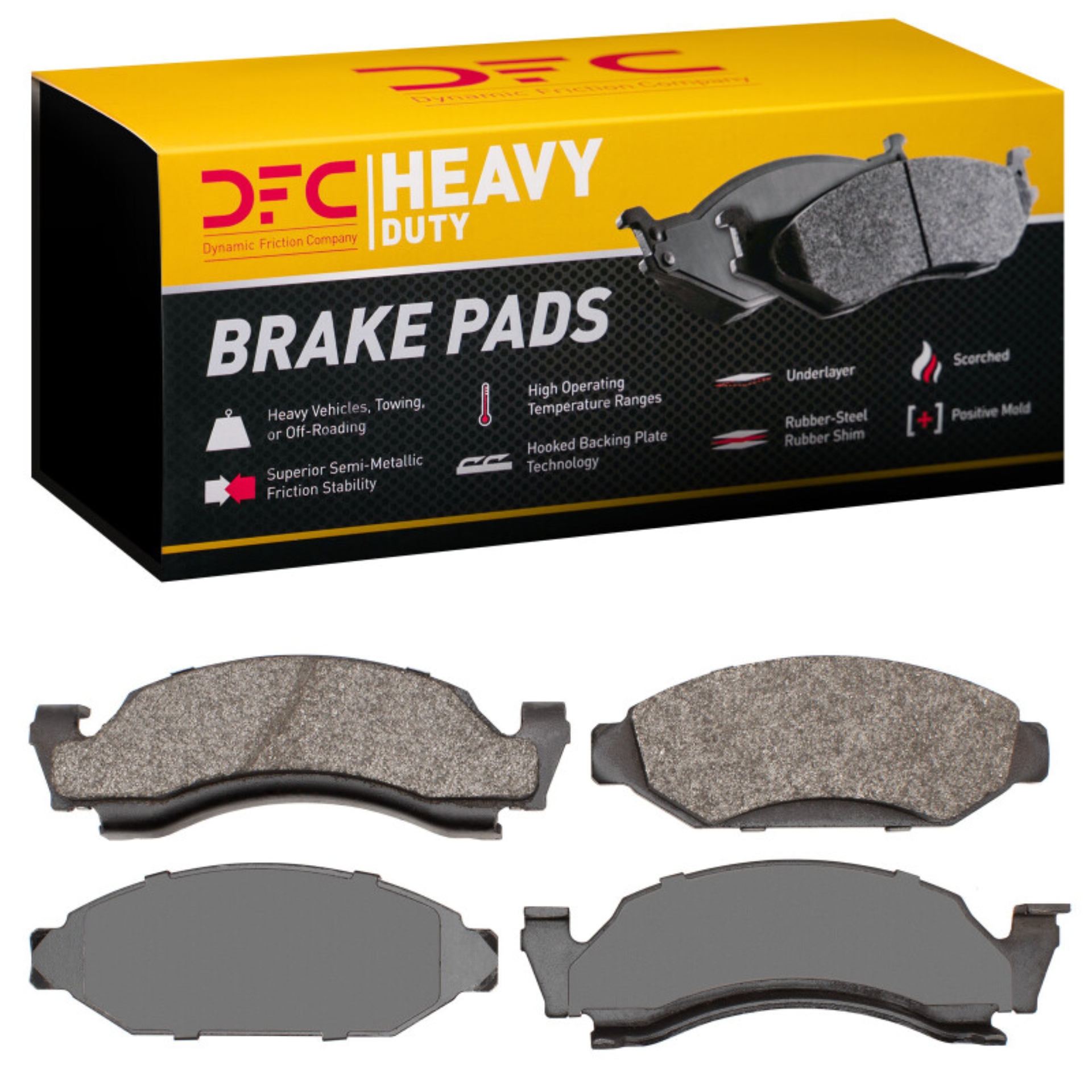 Picture of DFC 72-85 American Motors JAVELIN Front Heavy Duty Pads - Semi Metallic