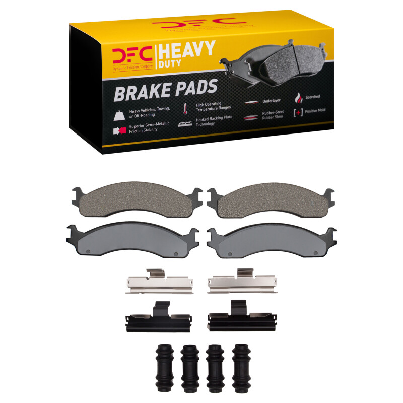 Picture of DFC 95-07 Ford F-350 4WD (Excl Super Duty) Front Heavy Duty Pads and Hardware Kit