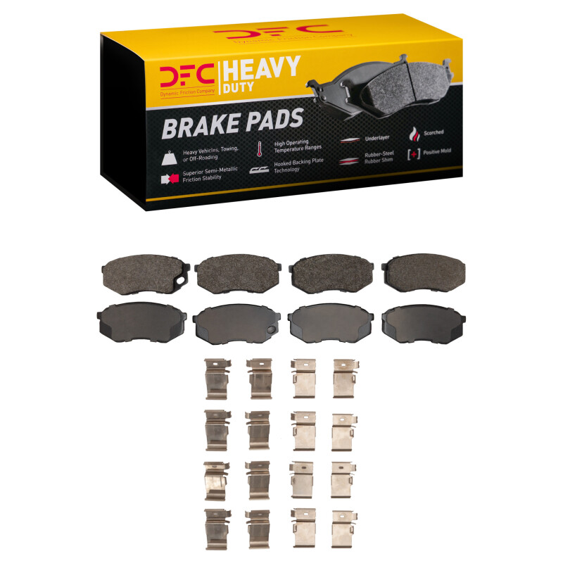 Picture of DFC 95-04 Mitsubishi Fuso FE Front Heavy Duty Pads and Hardware Kit