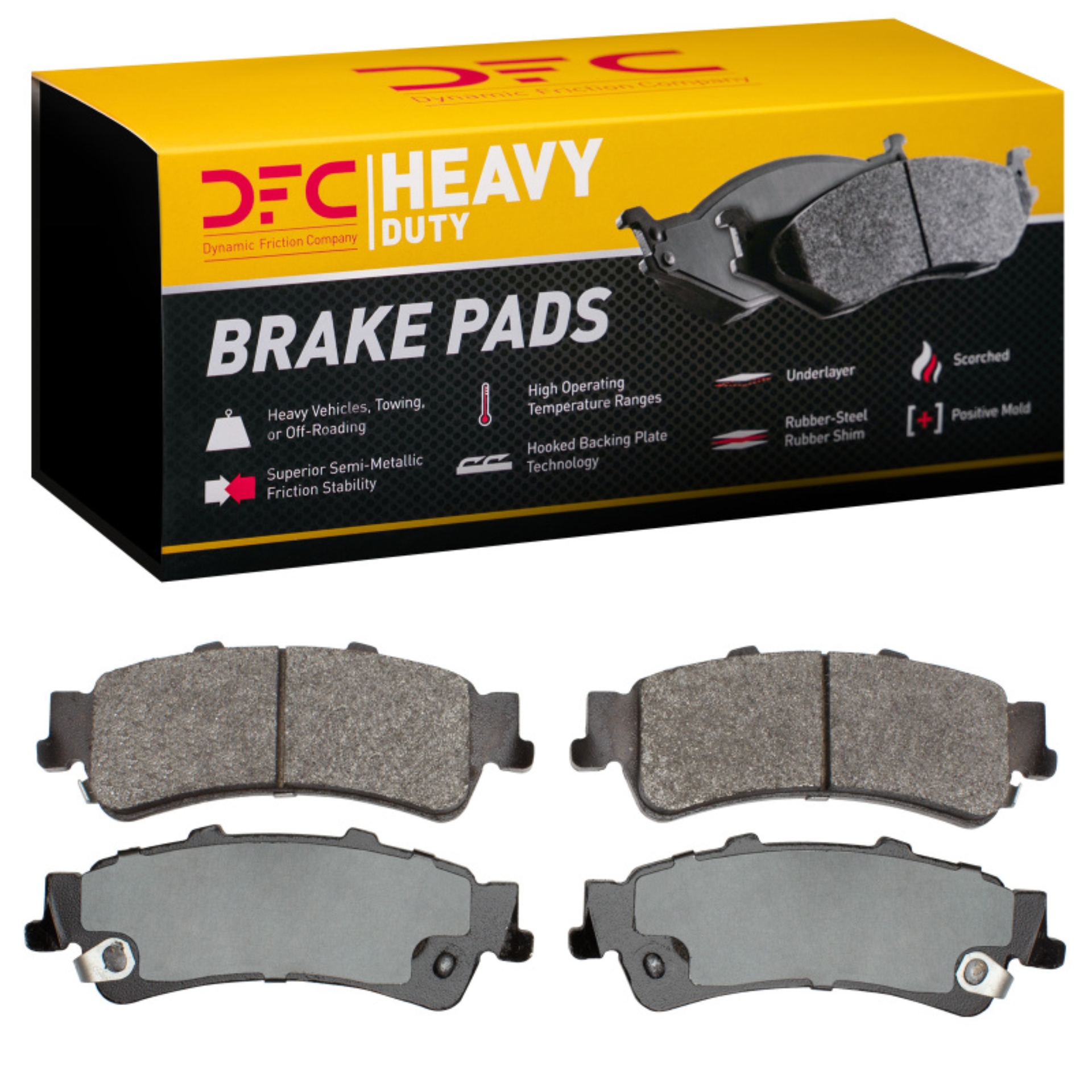 Picture of DFC 99-11 Cadillac DeVille Rear Heavy Duty Pads - Semi Metallic