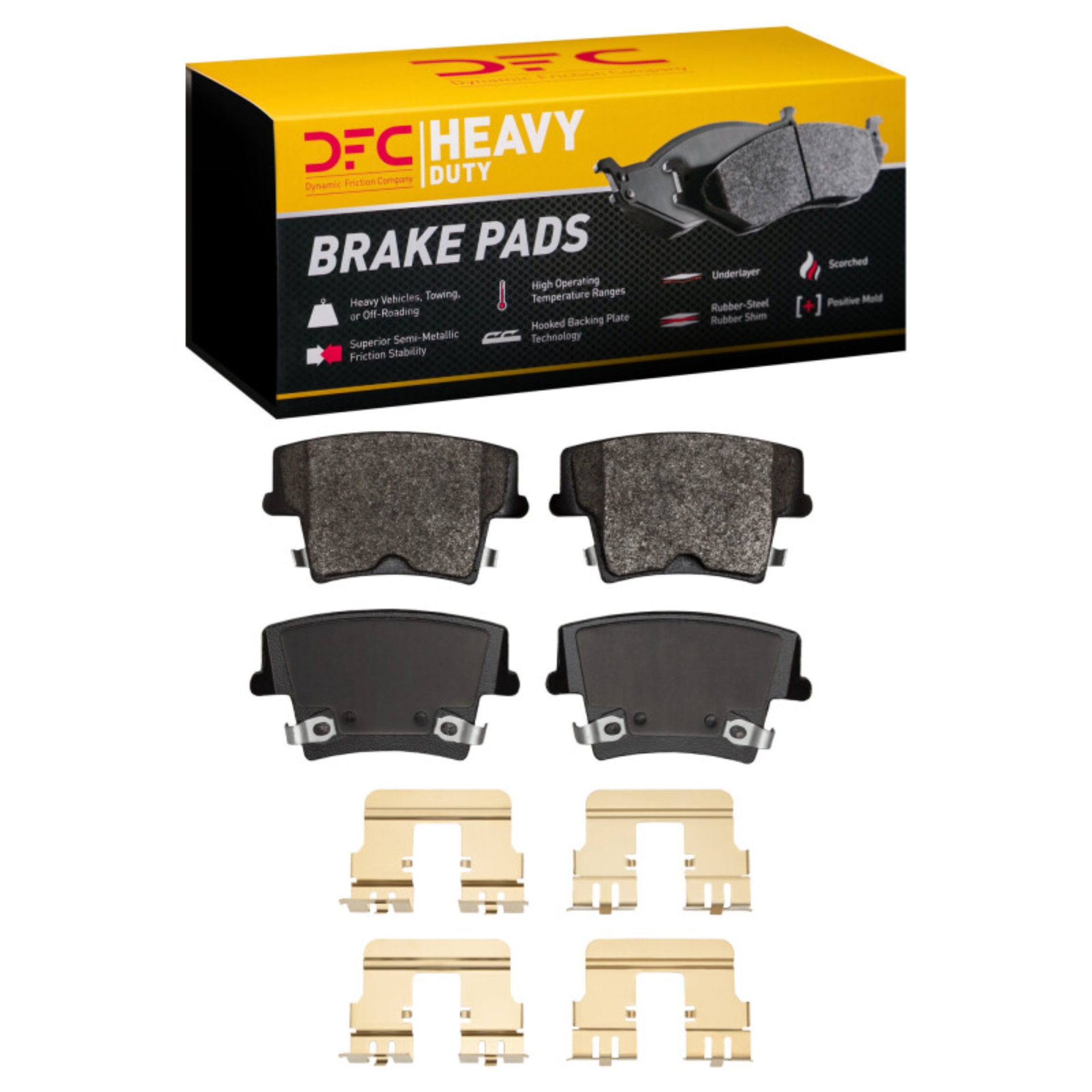 Picture of DFC 05-23 Chrysler 300 Rear Heavy Duty Pads and Hardware Kit