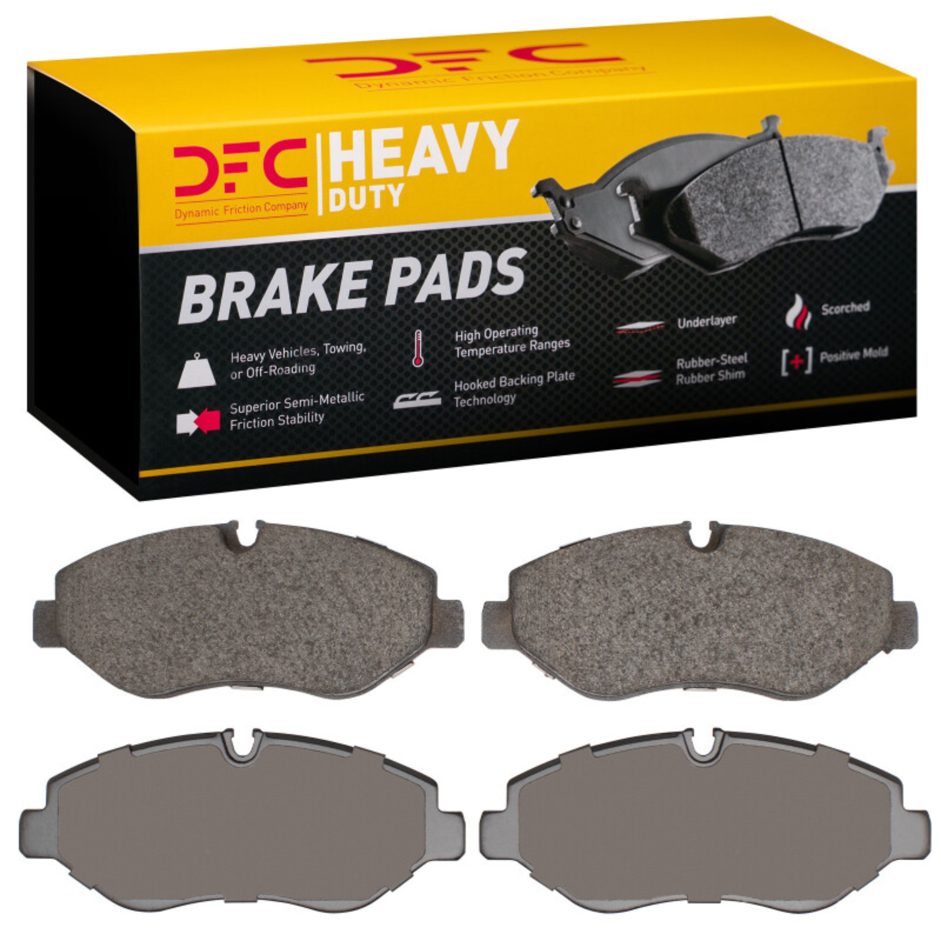 Picture of DFC 07-23 Dodge Sprinter 2500 Front Heavy Duty Pads - Semi Metallic