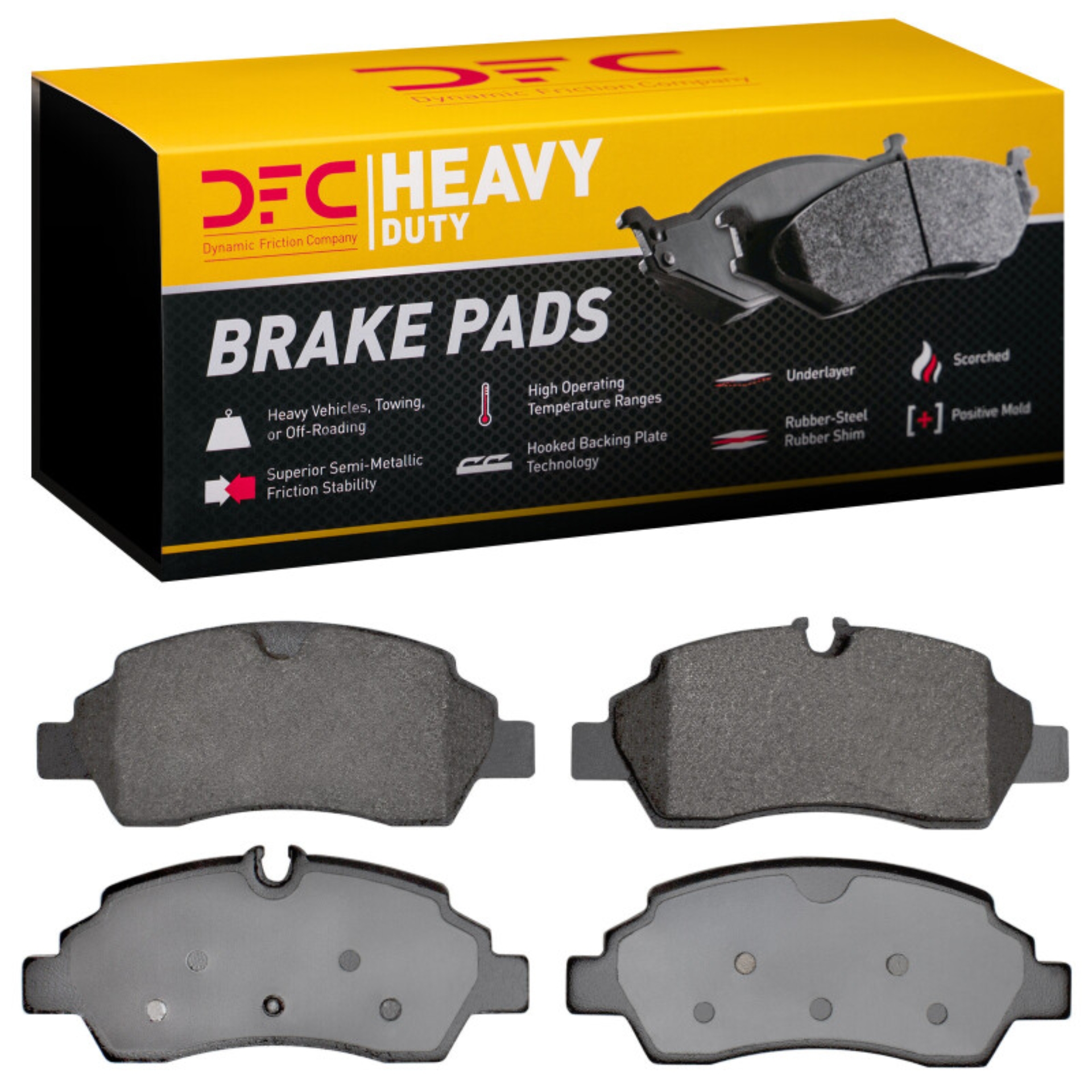 Picture of DFC 15-19 Ford Transit-150 Rear Heavy Duty Pads - Semi Metallic