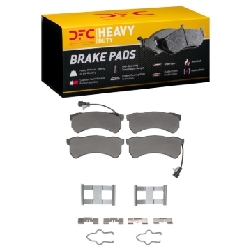 Picture of DFC 16-24 Freightliner MT55 Front/Rear Heavy Duty Pads and Hardware Kit