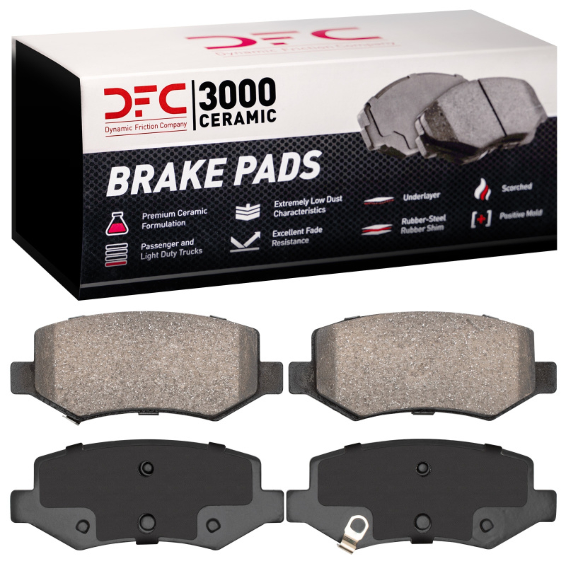 Picture of DFC 22-25 Chevrolet Groove (Mexico) Rear 3000 Ceramic Brake Pads
