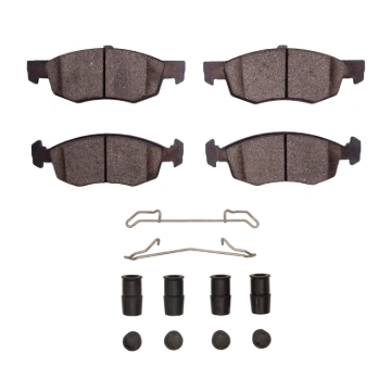 Picture of DFC 15-18 Dodge Vision (Mexico) Front 3000 Ceramic Brake Pads and Hardware Kit