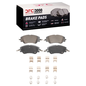 Picture of DFC 22-23 Peugeot 8 (Mexico) Front 3000 Ceramic Brake Pads and Hardware Kit