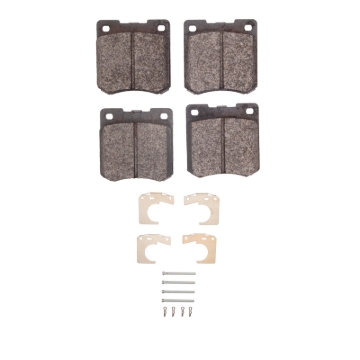 Picture of DFC 67-75 Austin MARINA Front 3000 Semi-Metallic Brake Pads and Hardware Kit