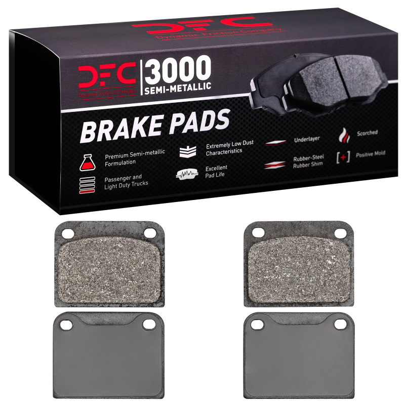 Picture of DFC 74-76 Saab 99 Rear 3000 Semi-Metallic Brake Pads