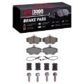 Picture of DFC 02-10 Nissan Platina (Mexico) Front 3000 Semi-Metallic Brake Pads and Hardware Kit