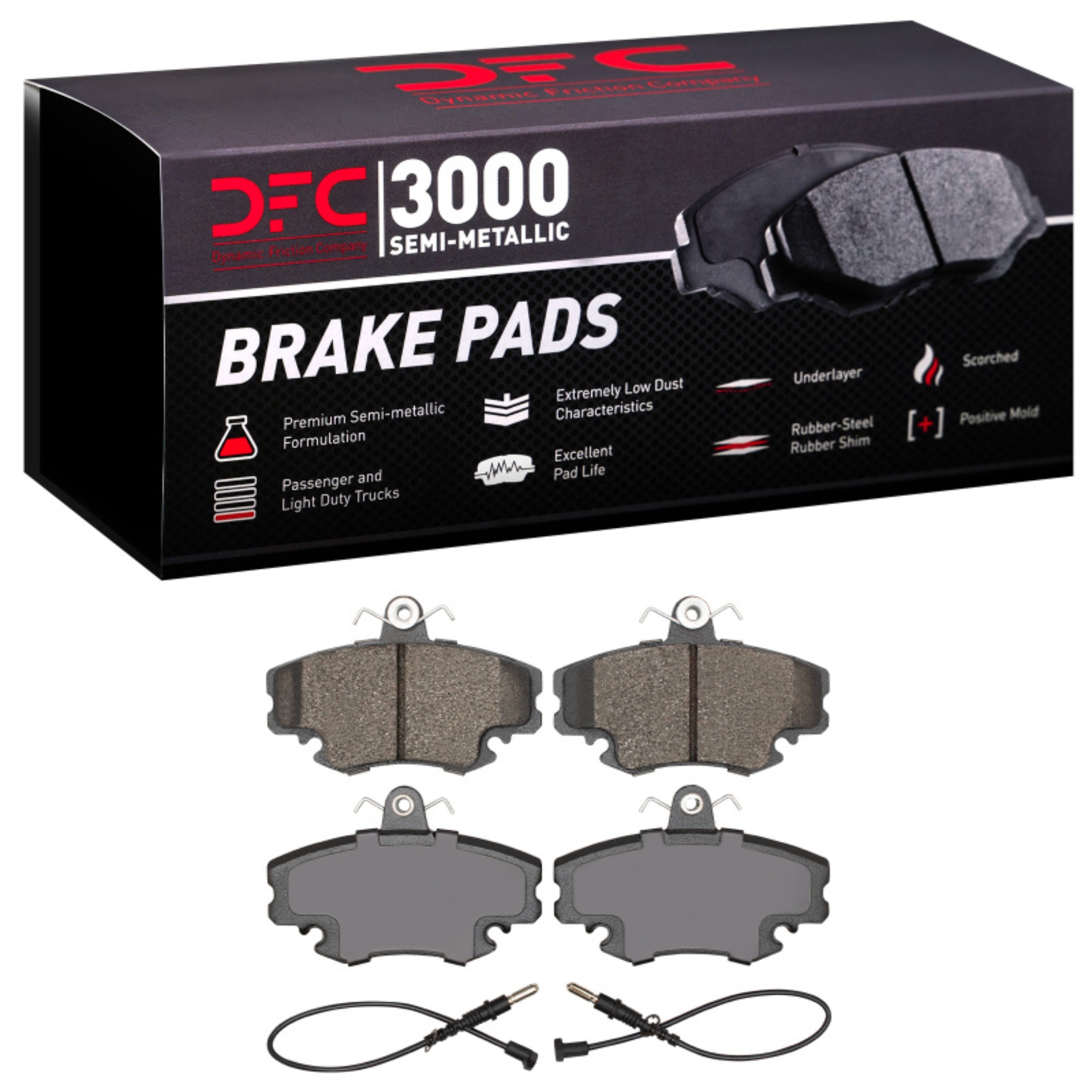 Picture of DFC 02-11 Nissan Platina (Mexico) Front 3000 Semi-Metallic Brake Pads