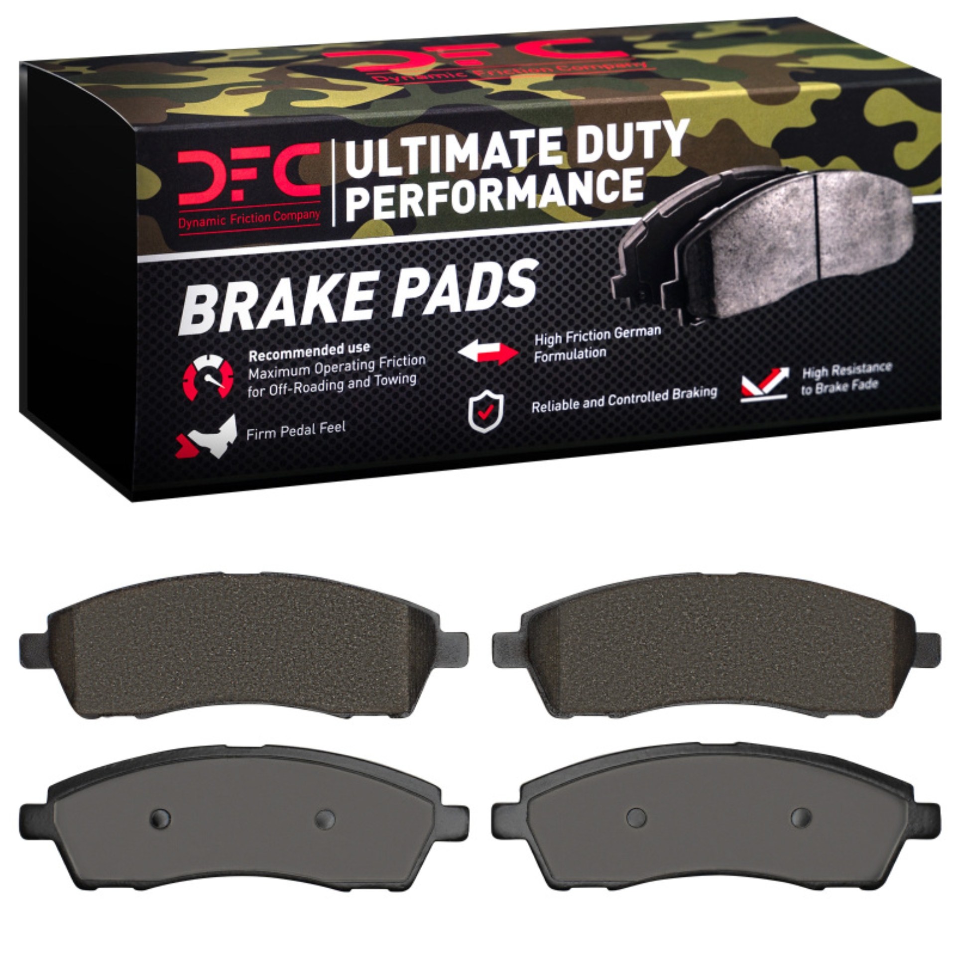 Picture of DFC 99-05 Ford F-250 2WD (Super Duty) Rear Ultimate Duty Performance Brake Pads