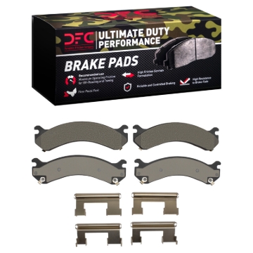 Picture of DFC 01-10 Chevrolet Silverado 3500 Rear Ultimate Duty Performance Brake Pads and Hardware Kit