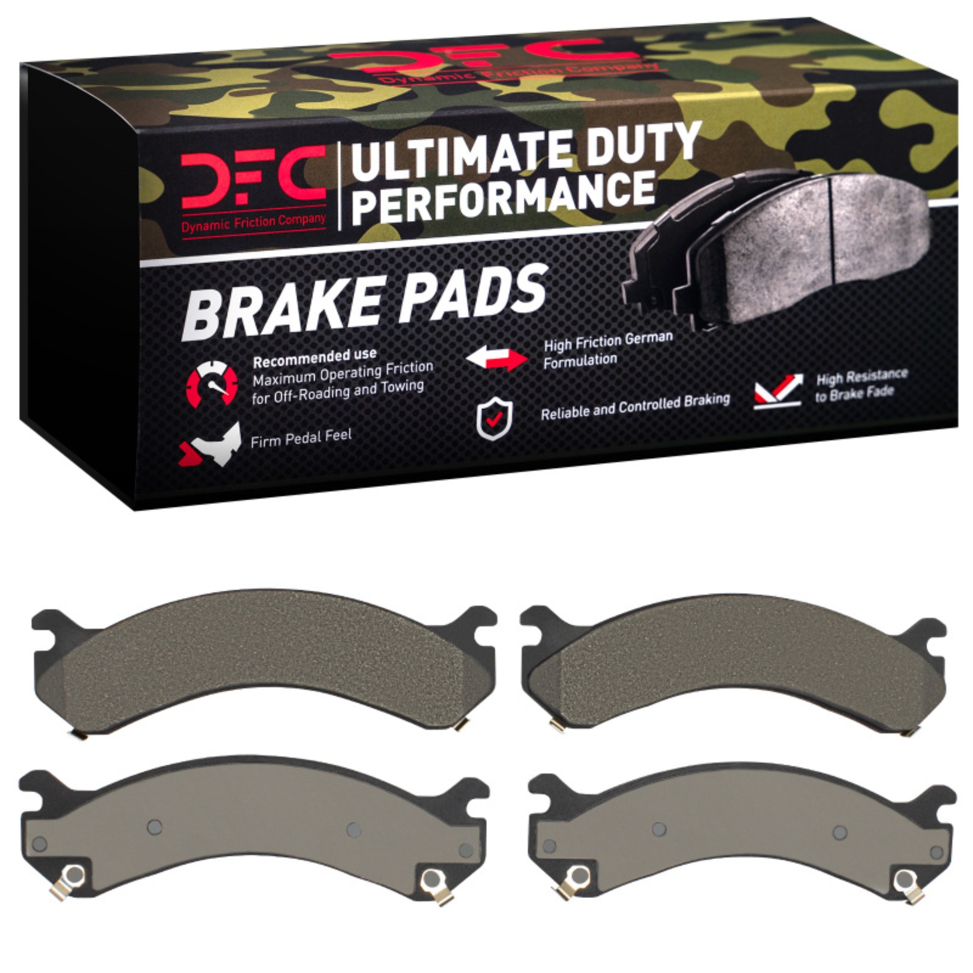 Picture of DFC 01-10 Chevrolet Silverado 3500 HD Rear Ultimate Duty Performance Brake Pads