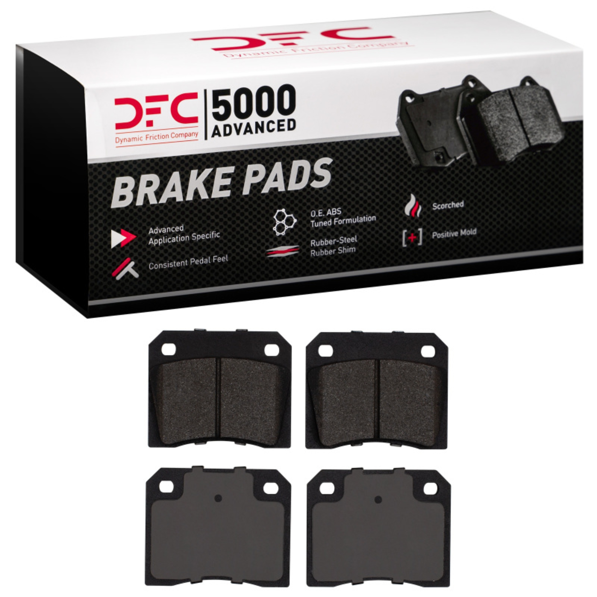 Picture of DFC 58-93 AC Cobra Rear/Front 5000 Advanced Low Metallic Brake Pads
