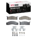 Picture of DFC 68-73 Ford Mustang Front 5000 Advanced Semi Metallic Brake Pads and Hardware Kit