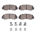 Picture of DFC 76-80 Plymouth Arrow Rear 5000 Advanced Semi Metallic Brake Pads and Hardware Kit