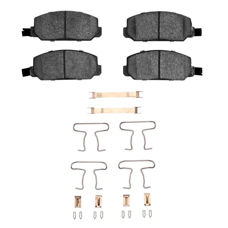 Picture of DFC 76-82 Honda Accord Sedan Front 5000 Advanced Semi Metallic Brake Pads and Hardware Kit