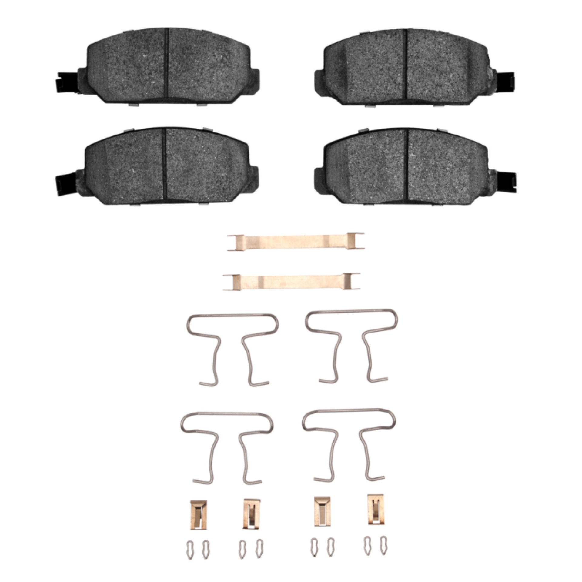 Picture of DFC 76-82 Honda Accord Sedan Front 5000 Advanced Semi Metallic Brake Pads and Hardware Kit