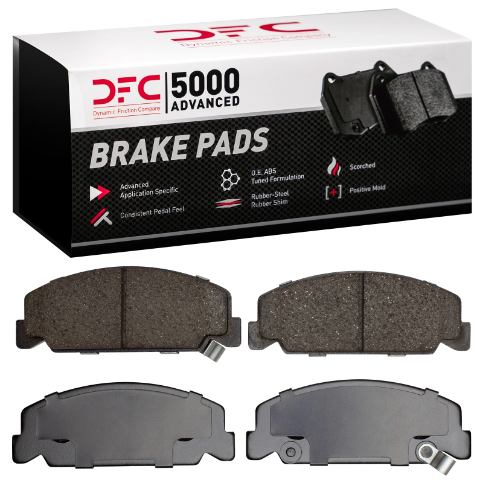 Picture of DFC 84-85 Honda Accord Hatchback Front 5000 Advanced Ceramic Brake Pads