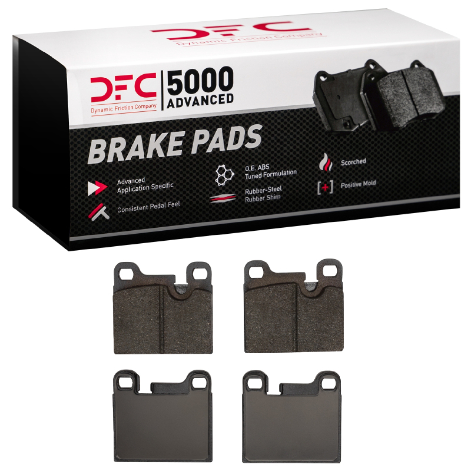 Picture of DFC 78-89 BMW 733I Rear 5000 Advanced Low Metallic Brake Pads