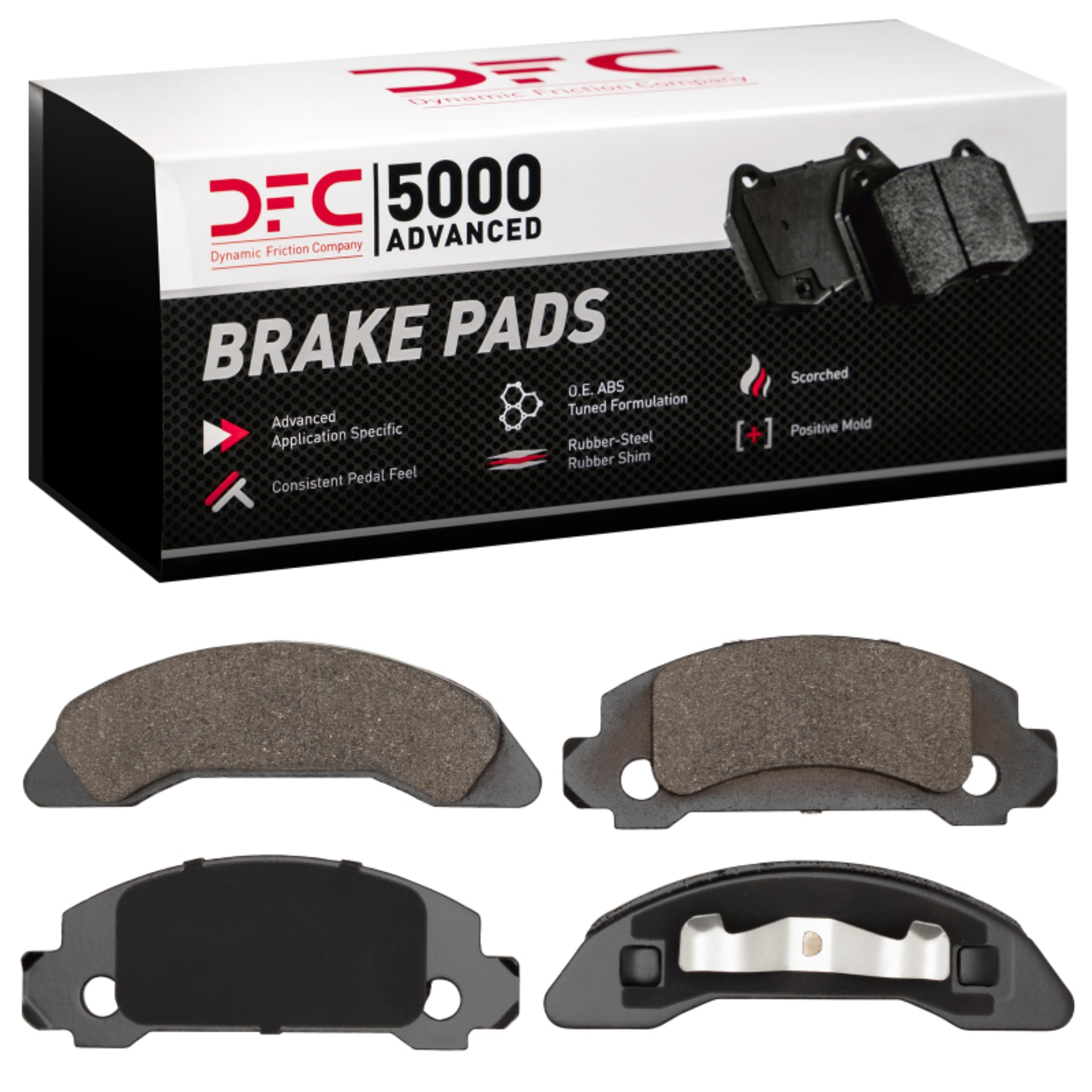 Picture of DFC 86-87 Ford Aerostar Front 5000 Advanced Semi Metallic Brake Pads