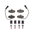 Picture of DFC 88-89 Merkur Scorpio Rear 5000 Advanced Semi Metallic Brake Pads and Hardware Kit