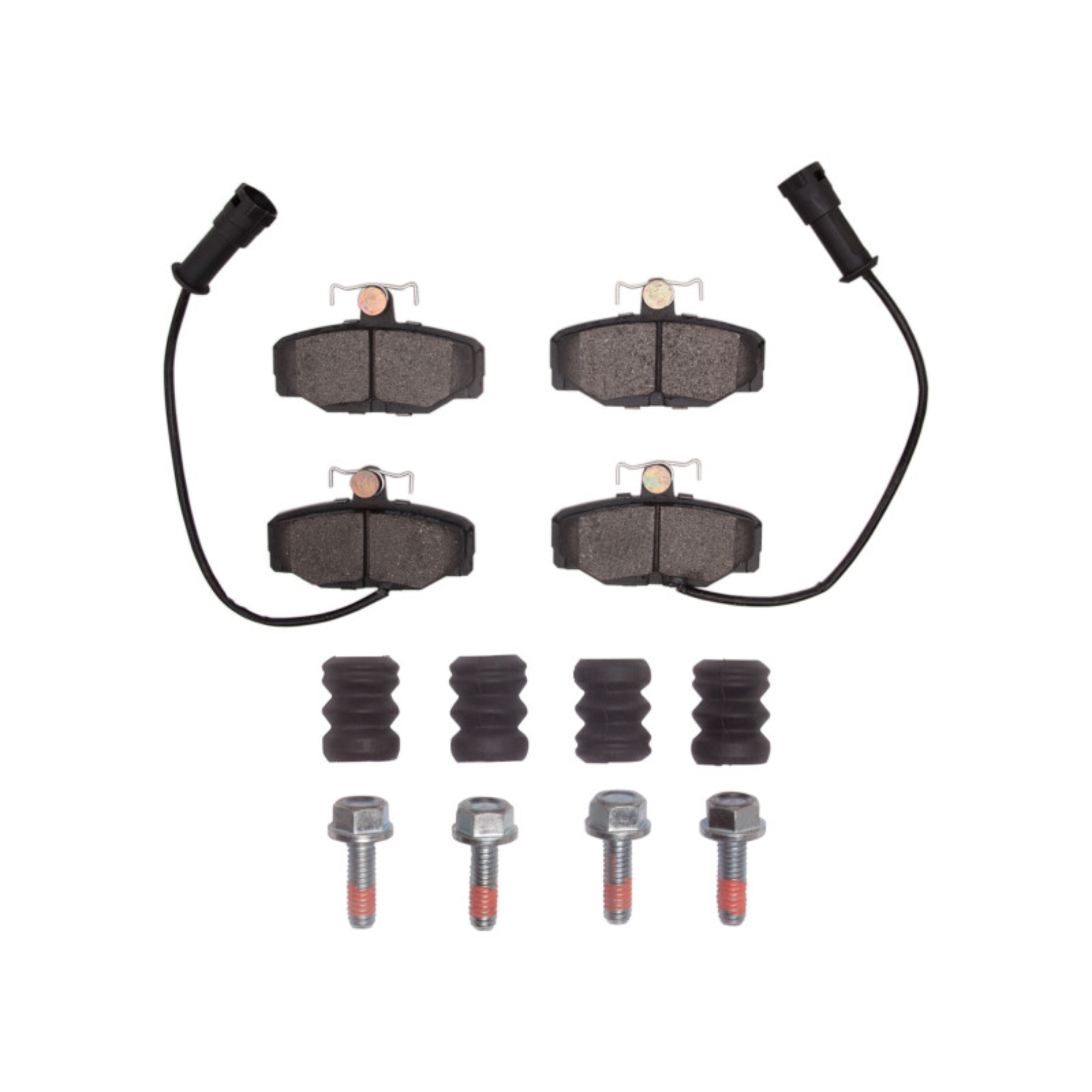Picture of DFC 88-89 Merkur Scorpio Rear 5000 Advanced Semi Metallic Brake Pads and Hardware Kit