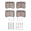 Picture of DFC 90-03 Ford Escort Front 5000 Advanced Semi Metallic Brake Pads and Hardware Kit