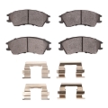 Picture of DFC 89-94 Subaru Justy Front 5000 Advanced Semi Metallic Brake Pads and Hardware Kit