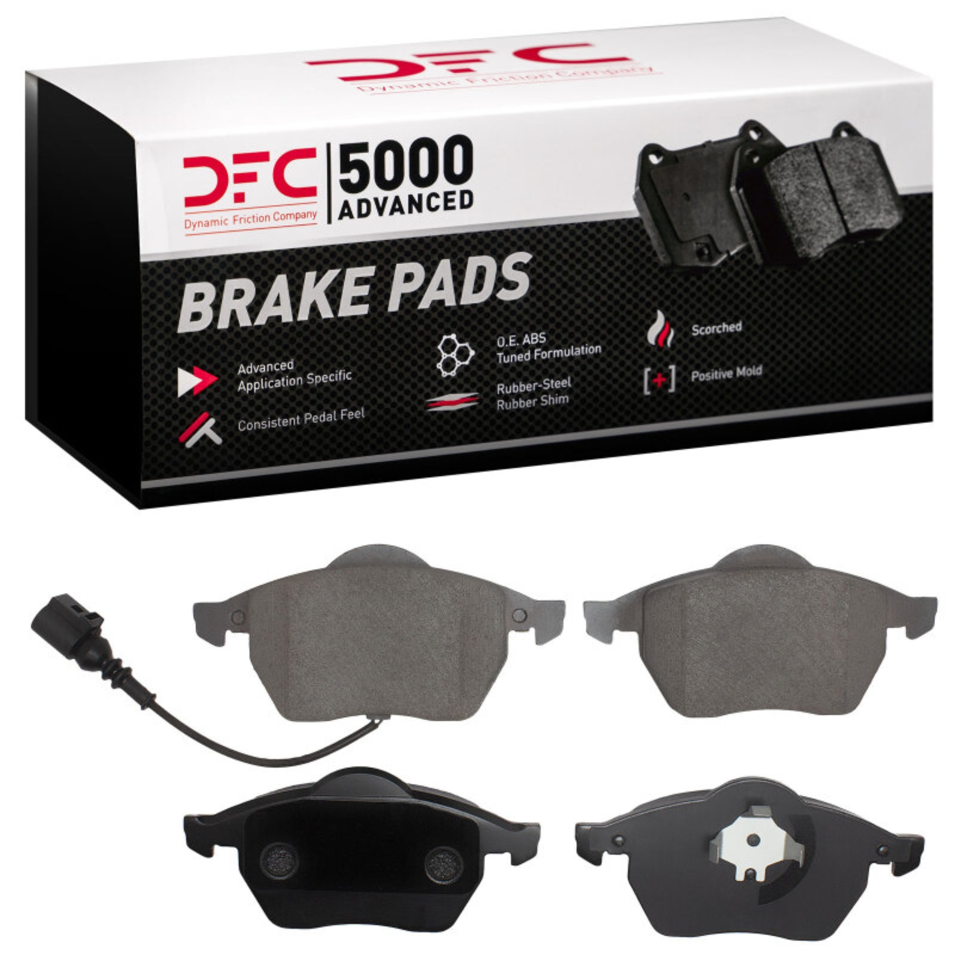 Picture of DFC 99-10 Volkswagen Jetta Sedan Front 5000 Advanced Ceramic Brake Pads